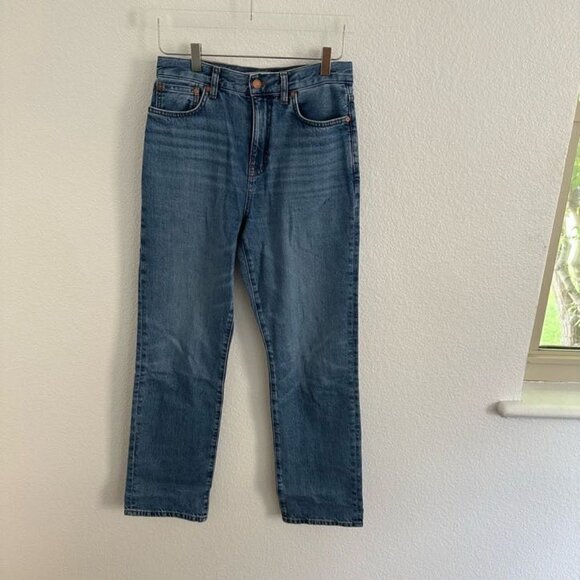 Madewell The '90s Straight Jean in Grenhart Wash - Picture 5 of 9